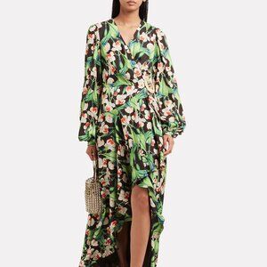 PatBO Floral Maxi Wrap Dress SIZE 2